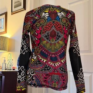 Athleta Multicolor Patterned Long Sleeve Top